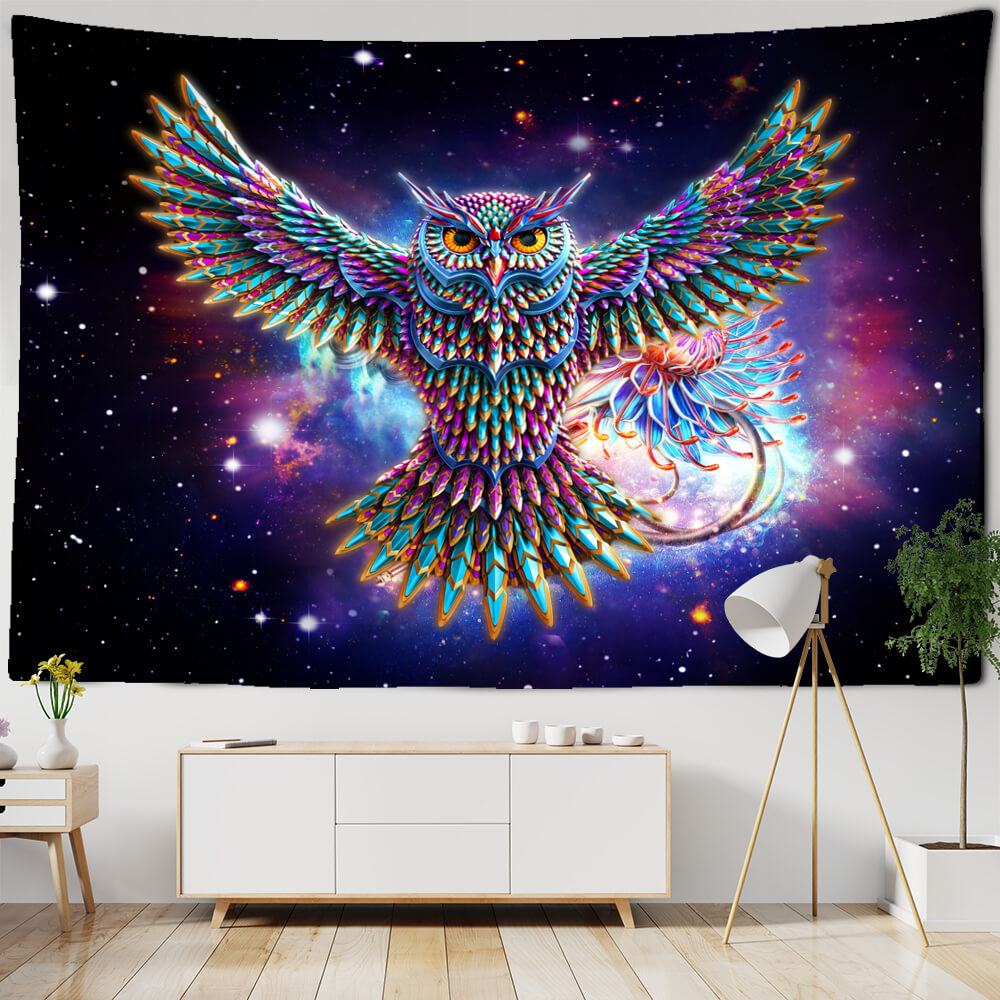 Owl 2025 wall tapestry